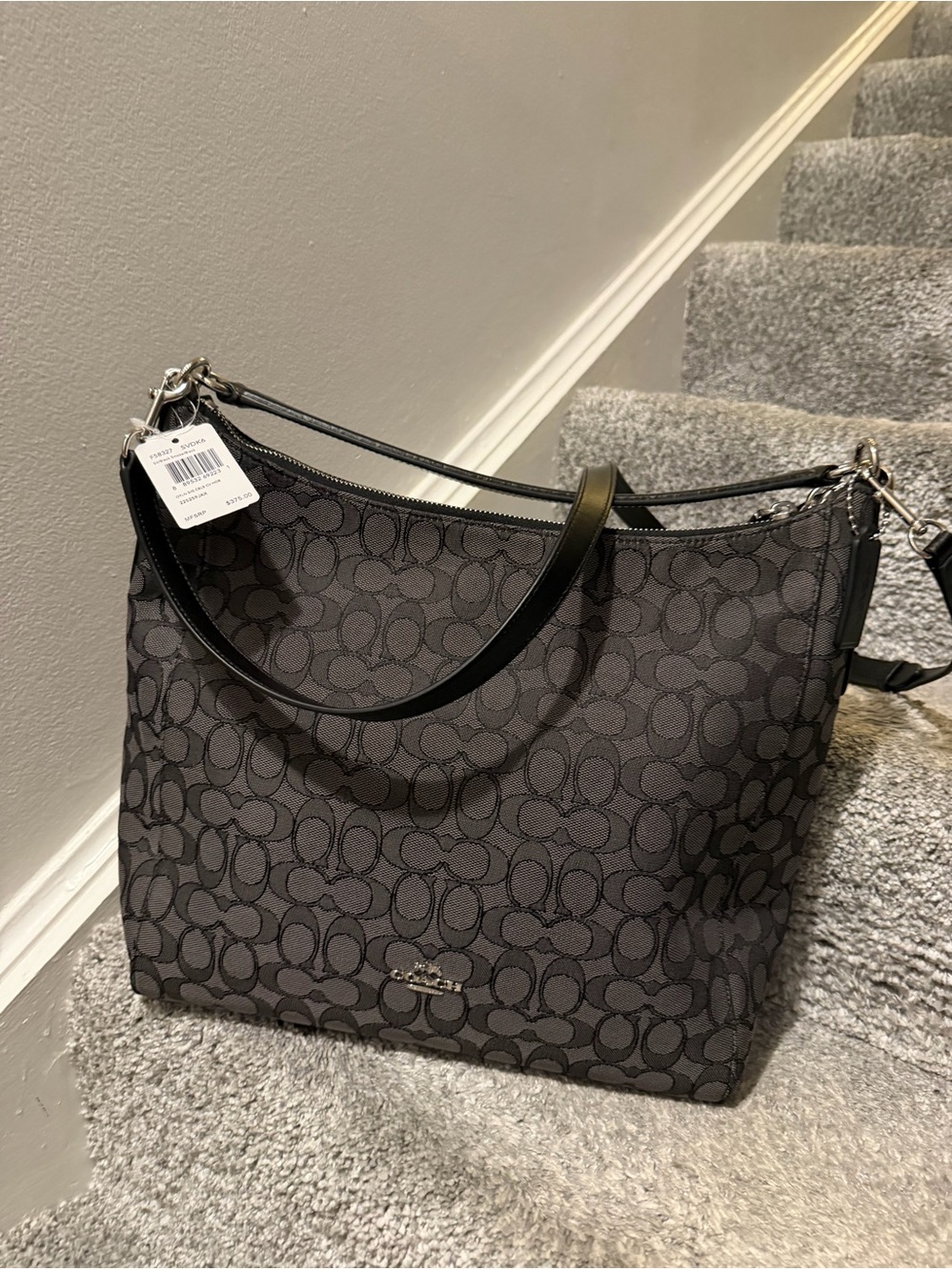Coach Signature Celeste Convertible Hobo Bag